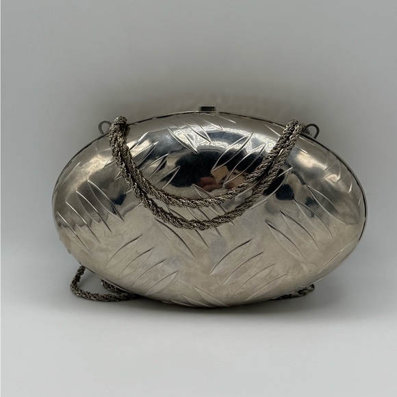 Balenciaga Handbags - RARE Balenciaga Vintage Clutch Silver